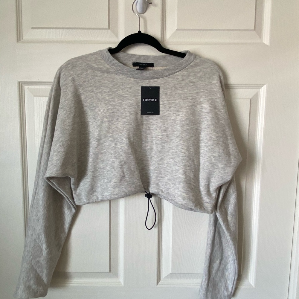 Work out crop top sweater